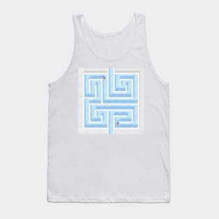 Koi pond maze Tank Top